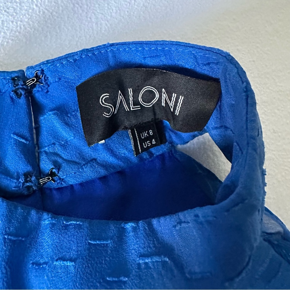 High neck Saloni dress - Picture 3 of 4